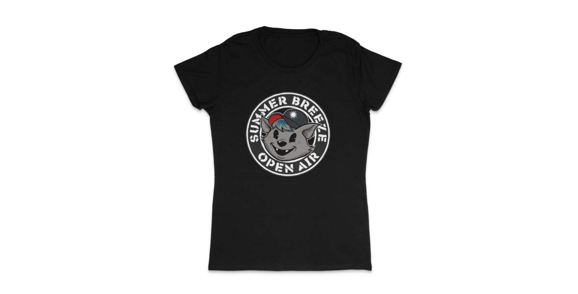  Mikey Emblem, Girlie T-Shirt  