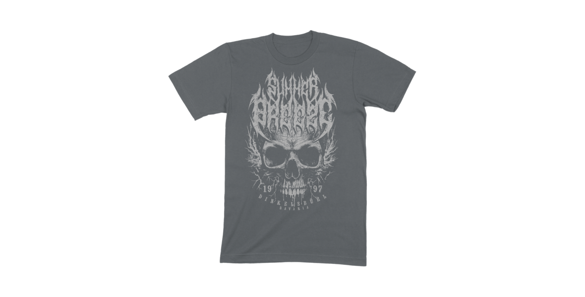  Death Metal Logo,  Charcoal T-Shirt 