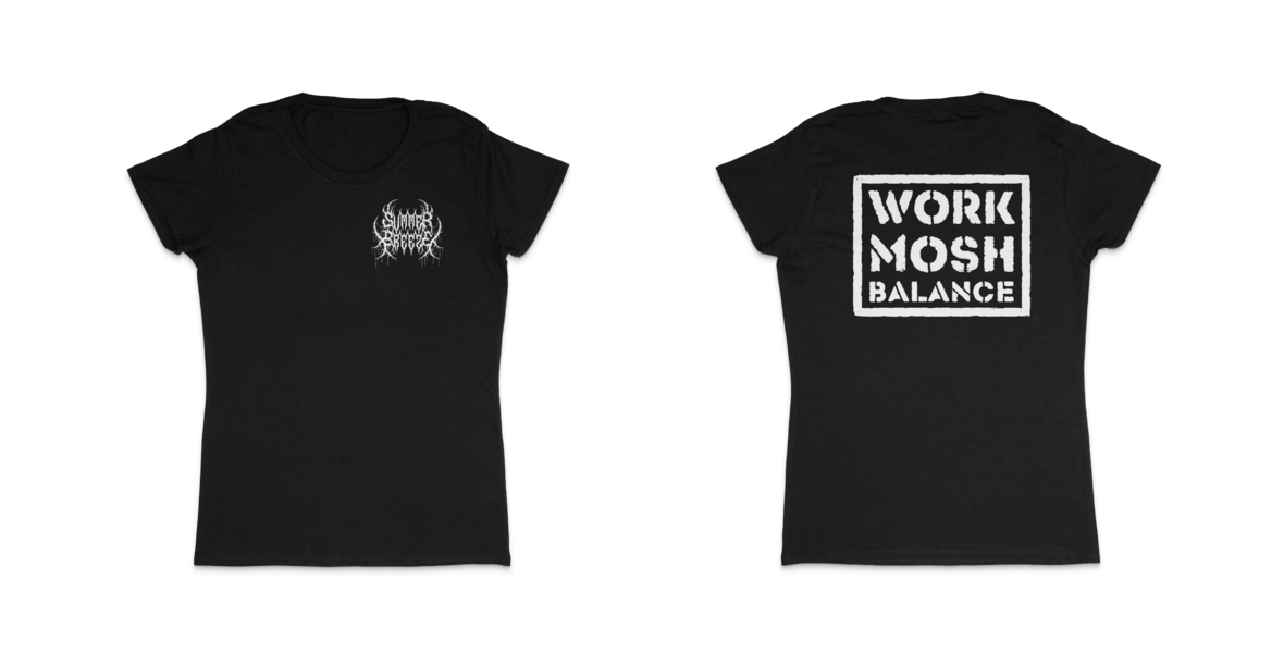  Work Mosh Balance, Girlie T-Shirt  
