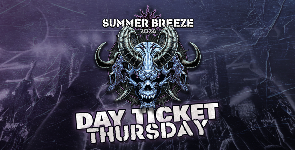 Tickets THURSDAY - DAY TICKET , SUMMER BREEZE 2026 in Sinbronn